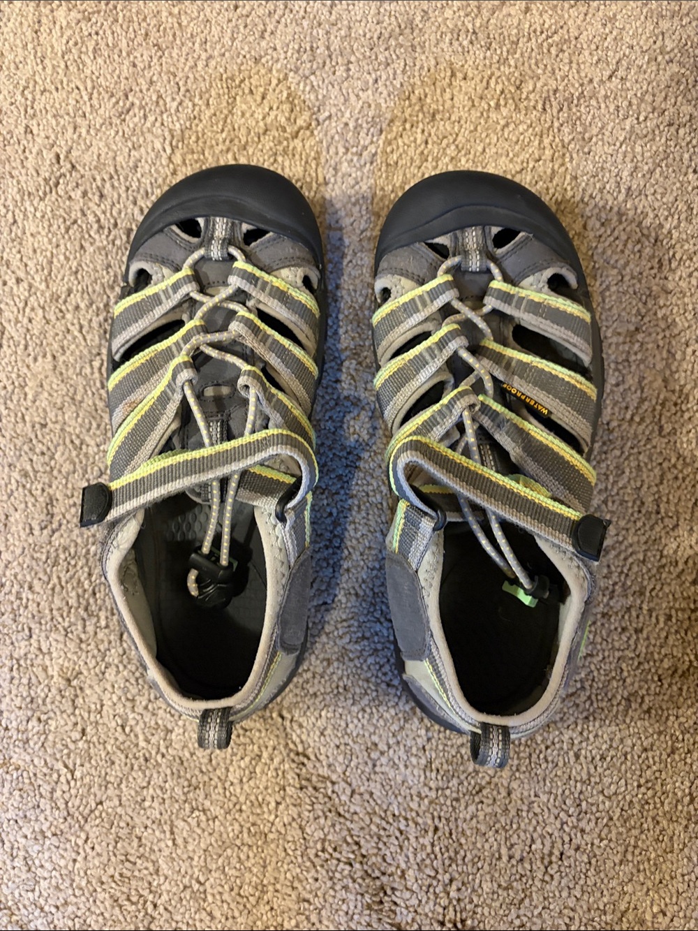 Keen Kids Gray & Green Outdoor Water Sandals